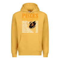 Mustard pisces facts t shirt pisces birthday gifts Premium Hoodie - linhVisuals