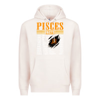 Pale Pink pisces facts t shirt pisces birthday gifts Premium Hoodie - linhVisuals