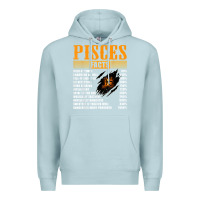 Blue Mist pisces facts t shirt pisces birthday gifts Premium Hoodie - linhVisuals