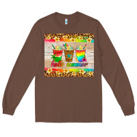 Chestnut hello summer ice coffee Long Sleeve Tee - Artiststas