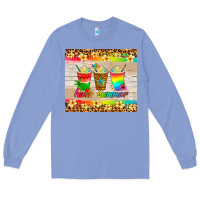 Colony Blue hello summer ice coffee Long Sleeve Tee - Artiststas