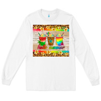 White hello summer ice coffee Long Sleeve Tee - Artiststas