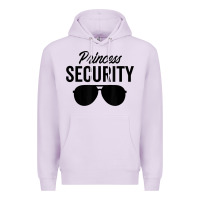 Lilac princess security dad boyfriend husband pregnancy t shirt Premium Hoodie - linhVisuals