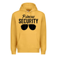 Mustard princess security dad boyfriend husband pregnancy t shirt Premium Hoodie - linhVisuals