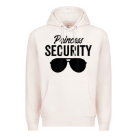 Pale Pink princess security dad boyfriend husband pregnancy t shirt Premium Hoodie - linhVisuals