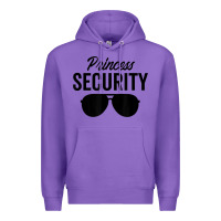 Purple princess security dad boyfriend husband pregnancy t shirt Premium Hoodie - linhVisuals