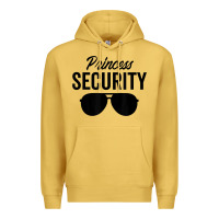 Antique Gold princess security dad boyfriend husband pregnancy t shirt Premium Hoodie - linhVisuals