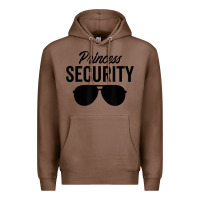 Chestnut princess security dad boyfriend husband pregnancy t shirt Premium Hoodie - linhVisuals