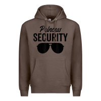 Coffee princess security dad boyfriend husband pregnancy t shirt Premium Hoodie - linhVisuals