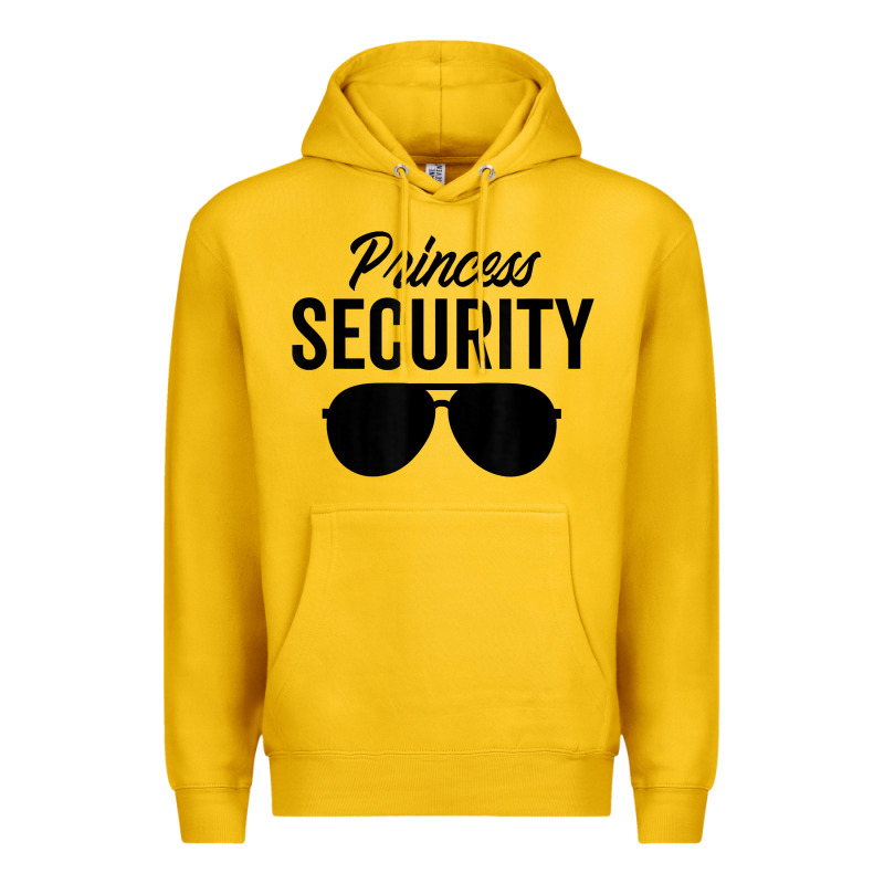 Princess Security Dad Boyfriend Husband Pregnancy T Shirt Premium Hoodie by linhVisuals | Teevron