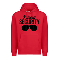Red princess security dad boyfriend husband pregnancy t shirt Premium Hoodie - linhVisuals