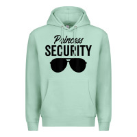 Seafoam princess security dad boyfriend husband pregnancy t shirt Premium Hoodie - linhVisuals