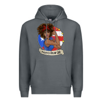 Rock puerto rican girl strong t shirt puerto rico pride boricua Premium Hoodie - linhVisuals