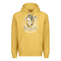 Antique Gold santa muerte female deity mexican satanic dead sugar skull tank top Premium Hoodie - linhVisuals