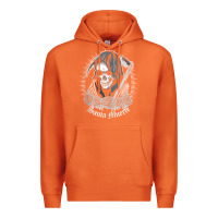 Carrot santa muerte female deity mexican satanic dead sugar skull tank top Premium Hoodie - linhVisuals