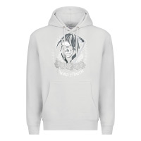 Dove Grey santa muerte female deity mexican satanic dead sugar skull tank top Premium Hoodie - linhVisuals