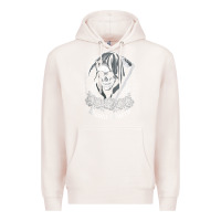 Pale Pink santa muerte female deity mexican satanic dead sugar skull tank top Premium Hoodie - linhVisuals