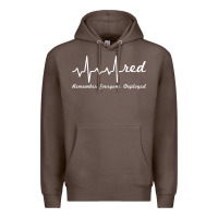 Coffee red friday military remember everyone deployed heartbeat t shirt Premium Hoodie - linhVisuals