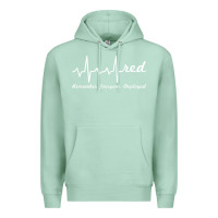 Seafoam red friday military remember everyone deployed heartbeat t shirt Premium Hoodie - linhVisuals