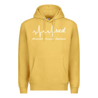 Antique Gold red friday military remember everyone deployed heartbeat t shirt Premium Hoodie - linhVisuals