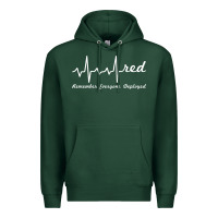Sports Green red friday military remember everyone deployed heartbeat t shirt Premium Hoodie - linhVisuals