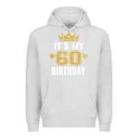 Dove Grey it's my 60th birthday gift for 60 years old man and woman t shirt Premium Hoodie - linhVisuals