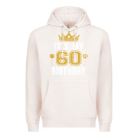 Pale Pink it's my 60th birthday gift for 60 years old man and woman t shirt Premium Hoodie - linhVisuals