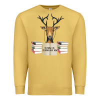 Antique Gold Yes Mama I Am Studying Right Now, Deer Premium Sweatshirt - Bettercallsaul