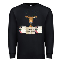 Black Yes Mama I Am Studying Right Now, Deer Premium Sweatshirt - Bettercallsaul