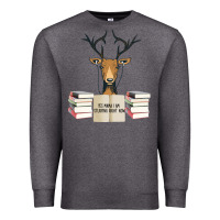 Charcoal Heather Yes Mama I Am Studying Right Now, Deer Premium Sweatshirt - Bettercallsaul