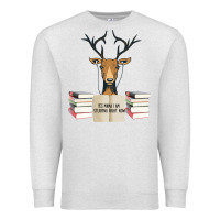 Oatmeal Heather Yes Mama I Am Studying Right Now, Deer Premium Sweatshirt - Bettercallsaul