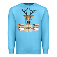 Ocean Blue Yes Mama I Am Studying Right Now, Deer Premium Sweatshirt - Bettercallsaul