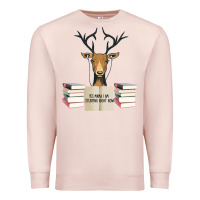 Pale Pink Yes Mama I Am Studying Right Now, Deer Premium Sweatshirt - Bettercallsaul