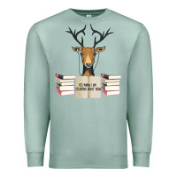 Seafoam Yes Mama I Am Studying Right Now, Deer Premium Sweatshirt - Bettercallsaul