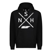 Black vintage nashville retro nsh cross t shirt Premium Hoodie - linhVisuals