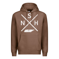 Chestnut vintage nashville retro nsh cross t shirt Premium Hoodie - linhVisuals