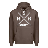 Coffee vintage nashville retro nsh cross t shirt Premium Hoodie - linhVisuals