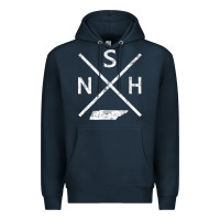 Navy vintage nashville retro nsh cross t shirt Premium Hoodie - linhVisuals