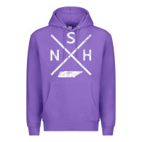 Purple vintage nashville retro nsh cross t shirt Premium Hoodie - linhVisuals
