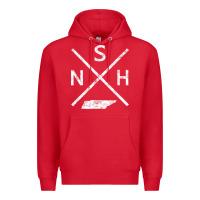 Red vintage nashville retro nsh cross t shirt Premium Hoodie - linhVisuals