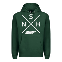 Sports Green vintage nashville retro nsh cross t shirt Premium Hoodie - linhVisuals