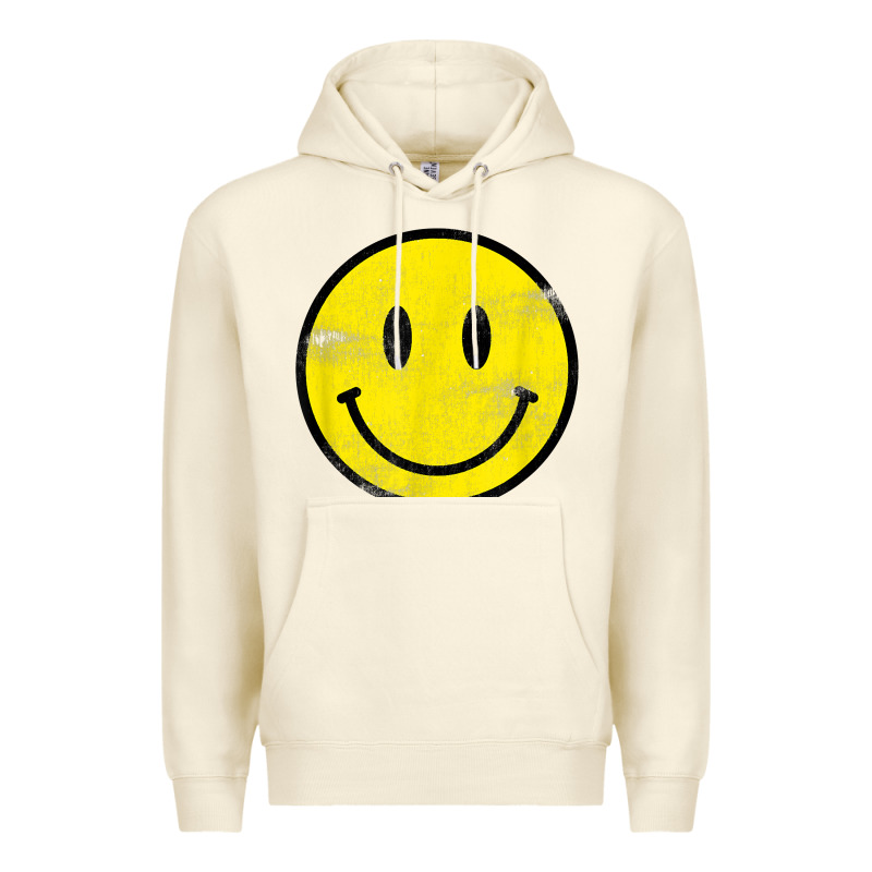 Vintage Retro Happy Smiley Face 80's 90's Aesthetic T Shirt Premium Hoodie by linhVisuals | Teevron