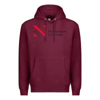 Burgundy The the northeastern Premium Hoodie - linhVisuals