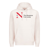 Pale Pink The the northeastern Premium Hoodie - linhVisuals