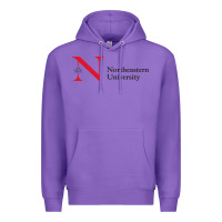 Purple The the northeastern Premium Hoodie - linhVisuals