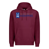 Burgundy The university of memphis Premium Hoodie - linhVisuals