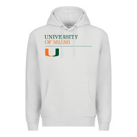 Dove Grey The university of miami Premium Hoodie - linhVisuals