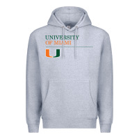 Heather Grey The university of miami Premium Hoodie - linhVisuals