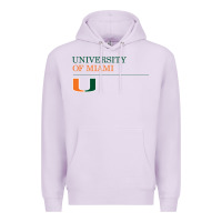 Lilac The university of miami Premium Hoodie - linhVisuals