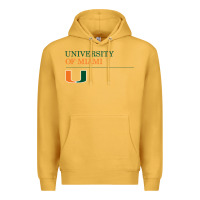 Mustard The university of miami Premium Hoodie - linhVisuals